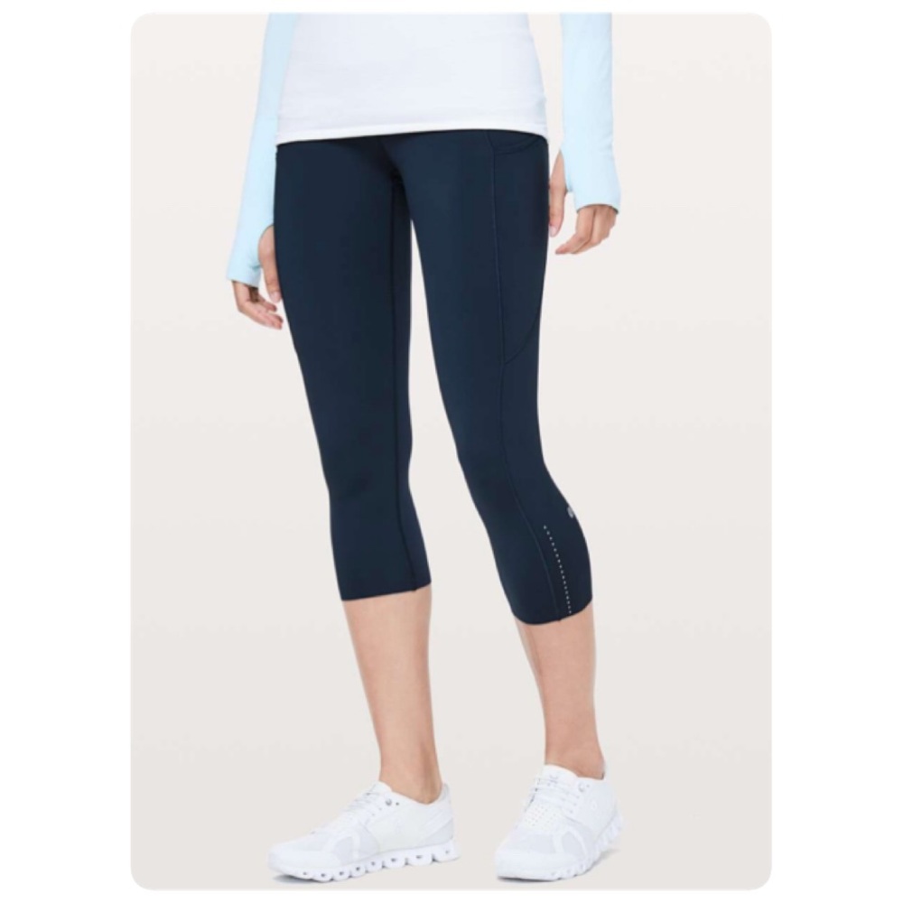 Lululemon Fast and Free HR Crop 19”